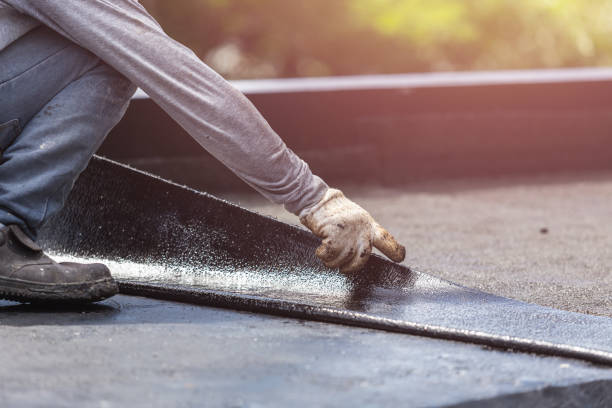 Professional Exterior Waterproofing technician working in Oak Harbor, OH